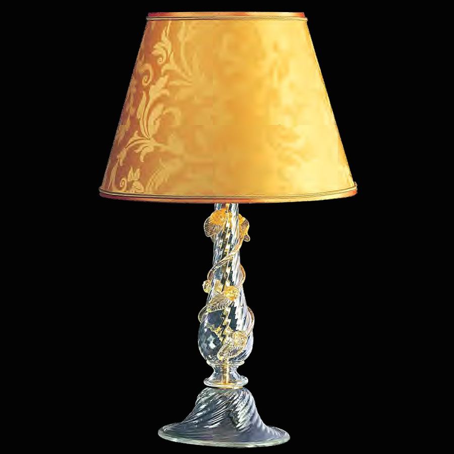 M491- Lampe de table en verre de Murano