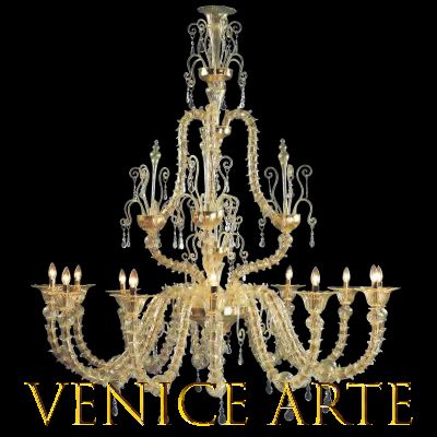 Bizet - Murano glass chandelier