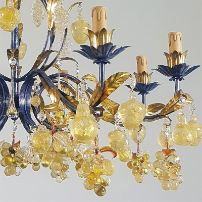 Uva oro - Murano glas Kronleuchtern