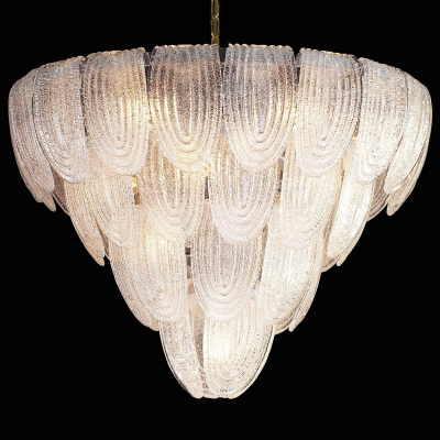 Lampadario in vetro di Murano