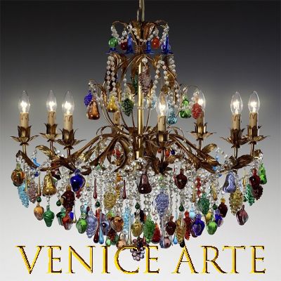 Amelia - Murano glass chandelier