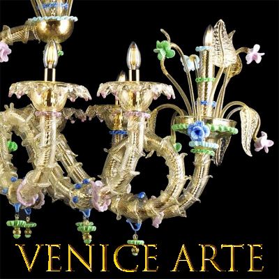 Antiope - Murano glass chandelier