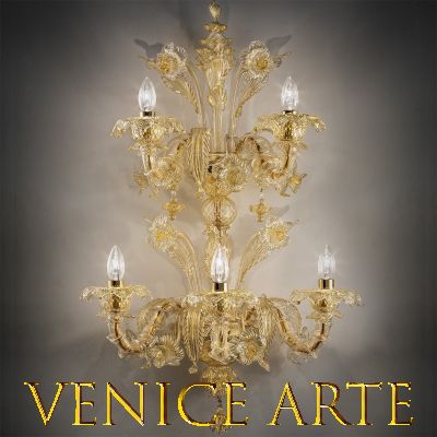 Louis XIV - Murano Glas-Krnoleuchter  - 4