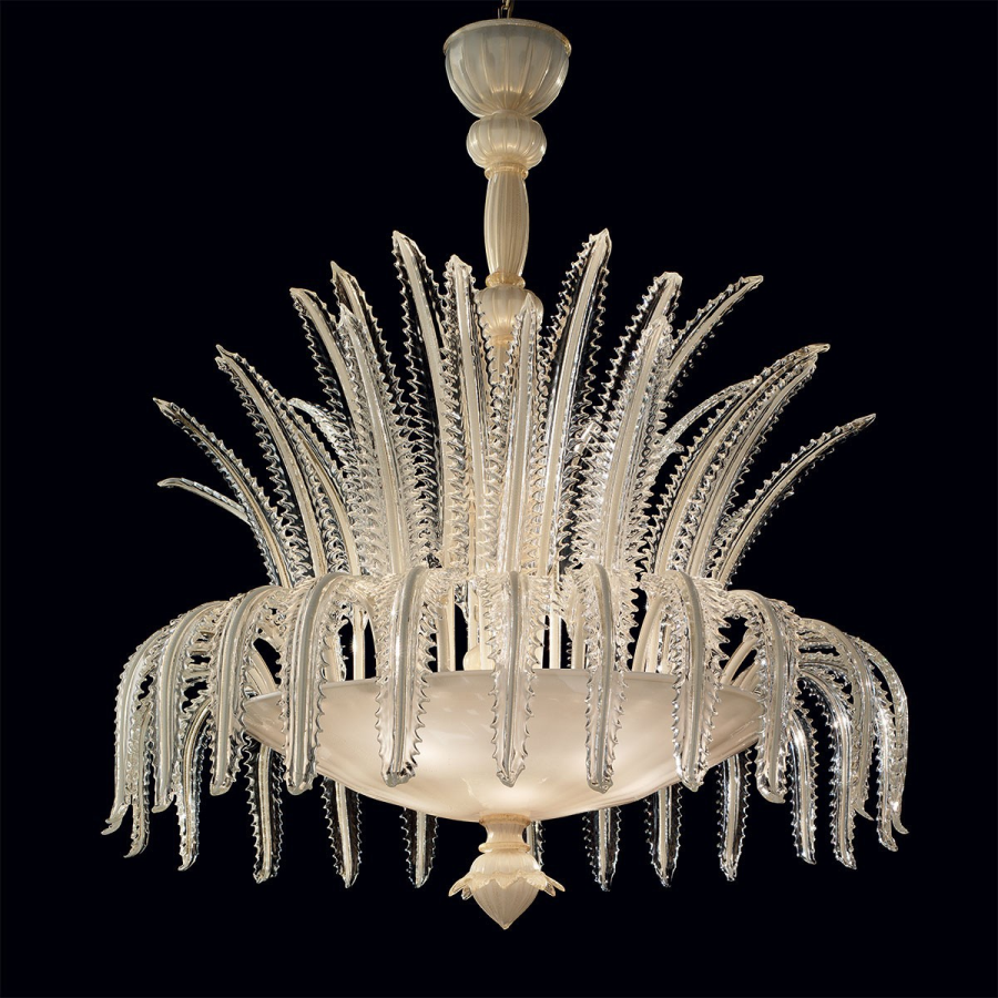 Lampadario in vetro di Murano