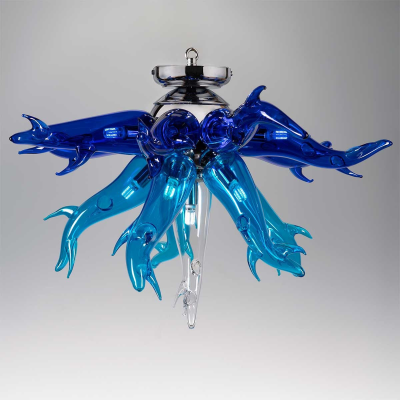 Scilla - Lustre en verre de Murano