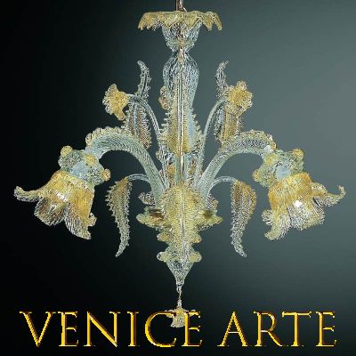 Canal grande - Murano glass chandelier