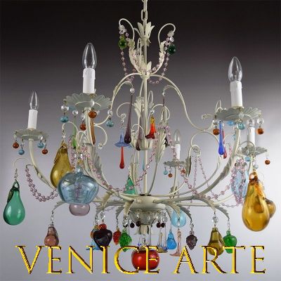 Arianna - Lámpara de cristal de Murano