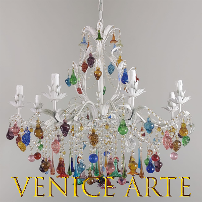 Malina - Murano glass chandelier