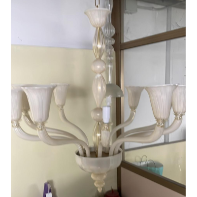 Lampadario in vetro di Murano