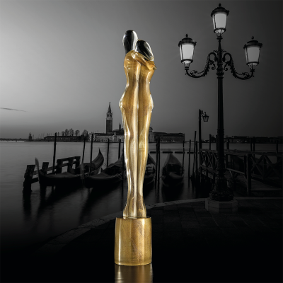 Amanti - scultura in vetro di Murano