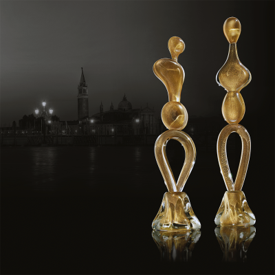 Adamo e Eva - Murano glass sculpture