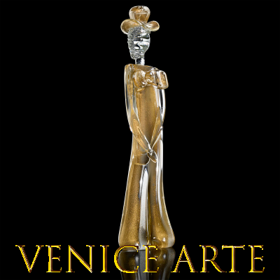 Dama e Cavaliere - Murano glass sculpture