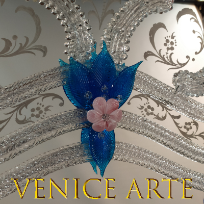 Azzurra - Specchio veneziano, dettaglio