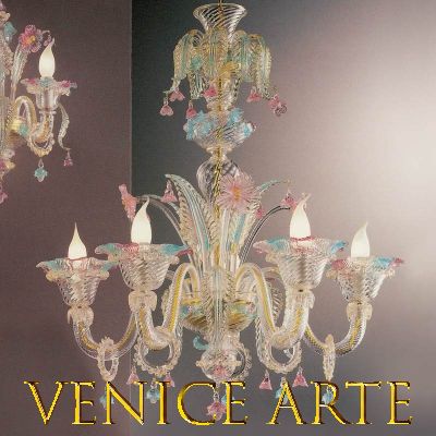 Lucretia - Murano glass chandelier