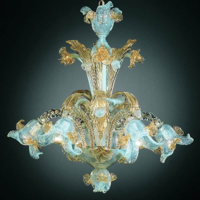 Mori - Lustre en verre de Murano