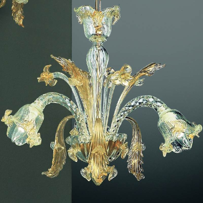 Mori - Lustre en verre de Murano