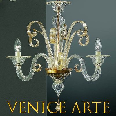 San Marco - Lámpara de cristal de Murano  - 7