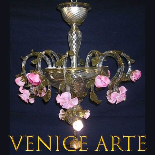 Floral Venetian Evening Bag, Murano Glass Beads.