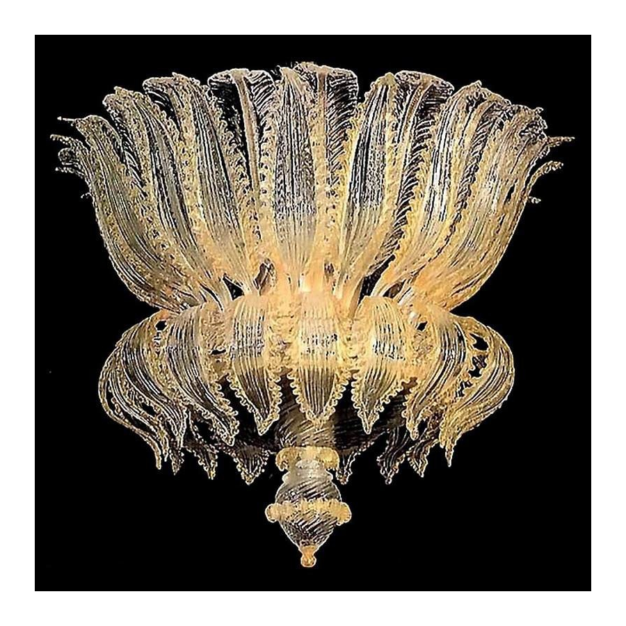 Lampadario in vetro di Murano