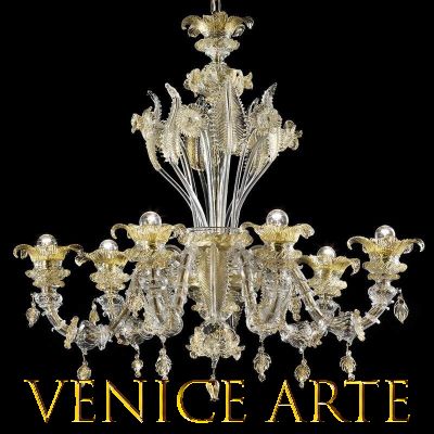 Firenze - Murano glass chandelier Rezzonico