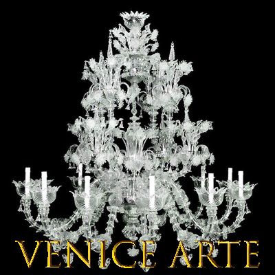 Fantastische  - Kronleuchter aus Murano-Glas Rezzonico