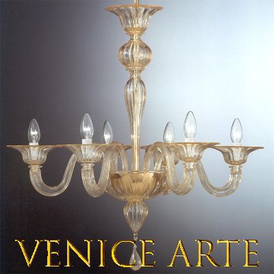 Ca' Foscari - Murano glass chandelier