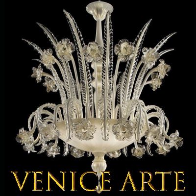 Viena - Lámpara de cristal de Murano