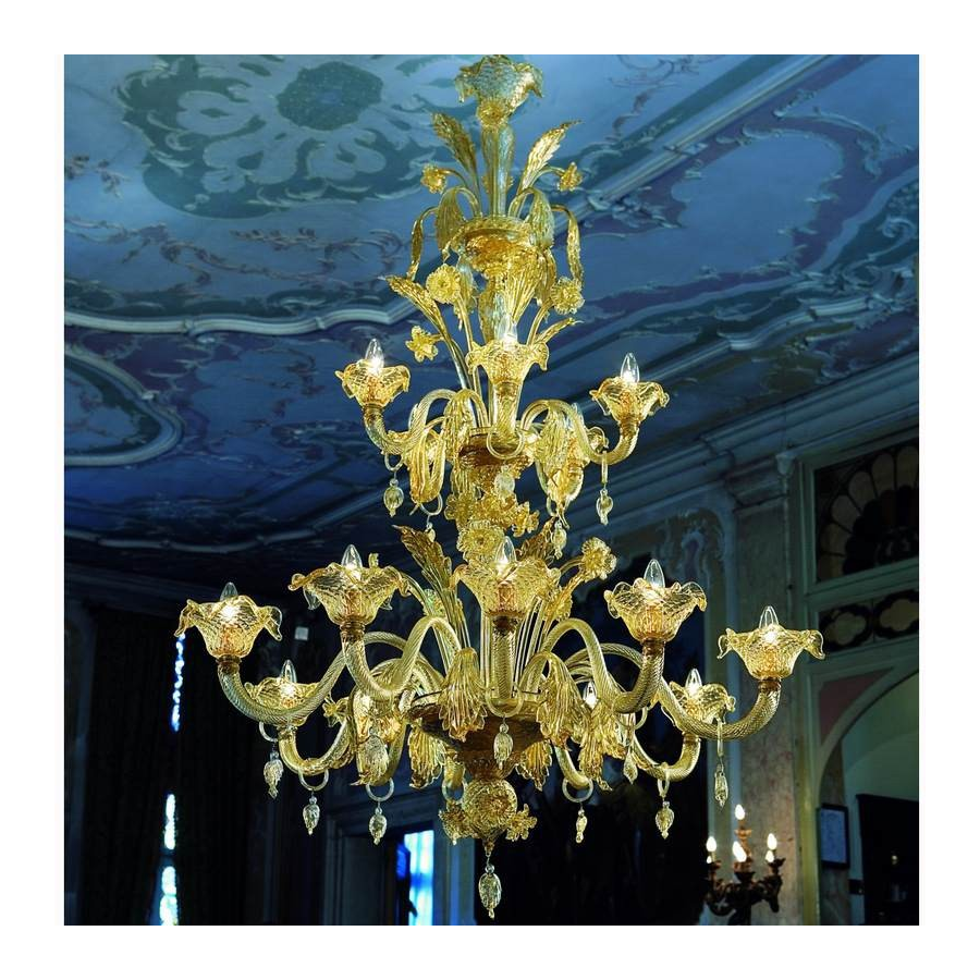 Versailles - Lustre en verre de Murano