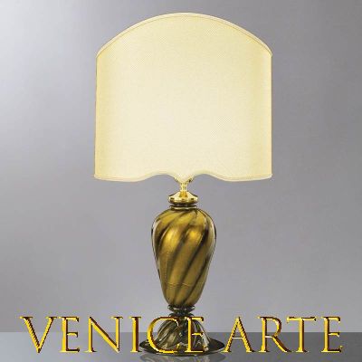 800 - Lampada da tavolo in vetro di Murano
