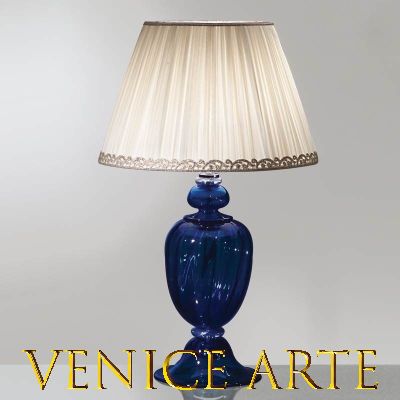 802 - Lampe de table en verre de Murano
