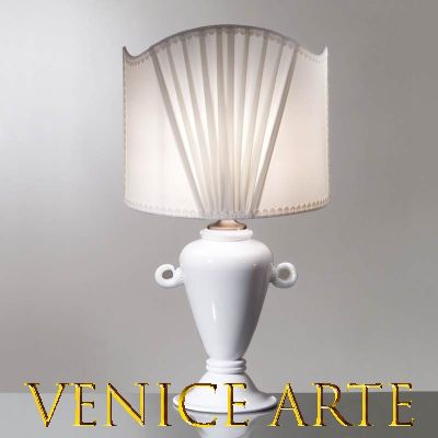 814 - Lampe de table en verre de Murano