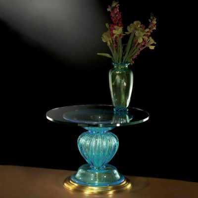 Table ronde en verre de Murano 904