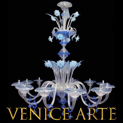 Ca' Vendramin - Araña de cristal veneciano 12 luces