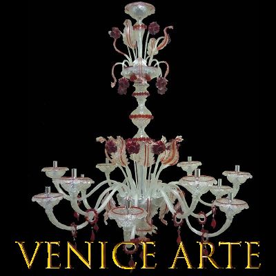 Gherardini - Araña de cristal veneciano