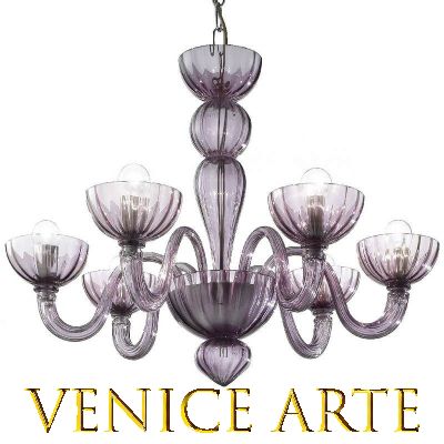 Malamocco - Murano glass chandelier