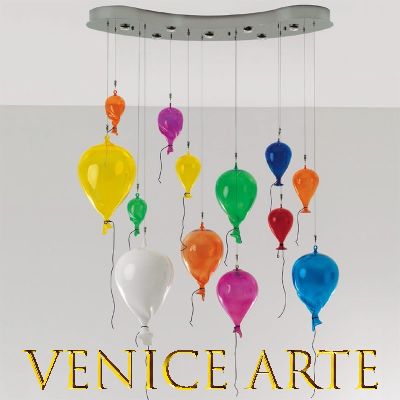 Murano Balloons - Murano glass chandelier