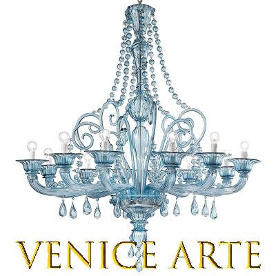 Sky - Murano glass chandelier