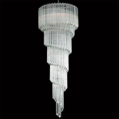 Lampadario in vetro di Murano