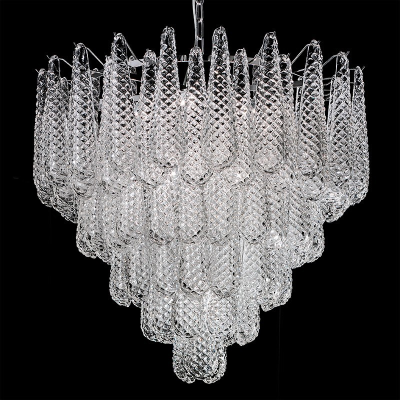 Lampadario in vetro di Murano