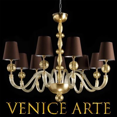Monaco - lampadario in vetro di Murano