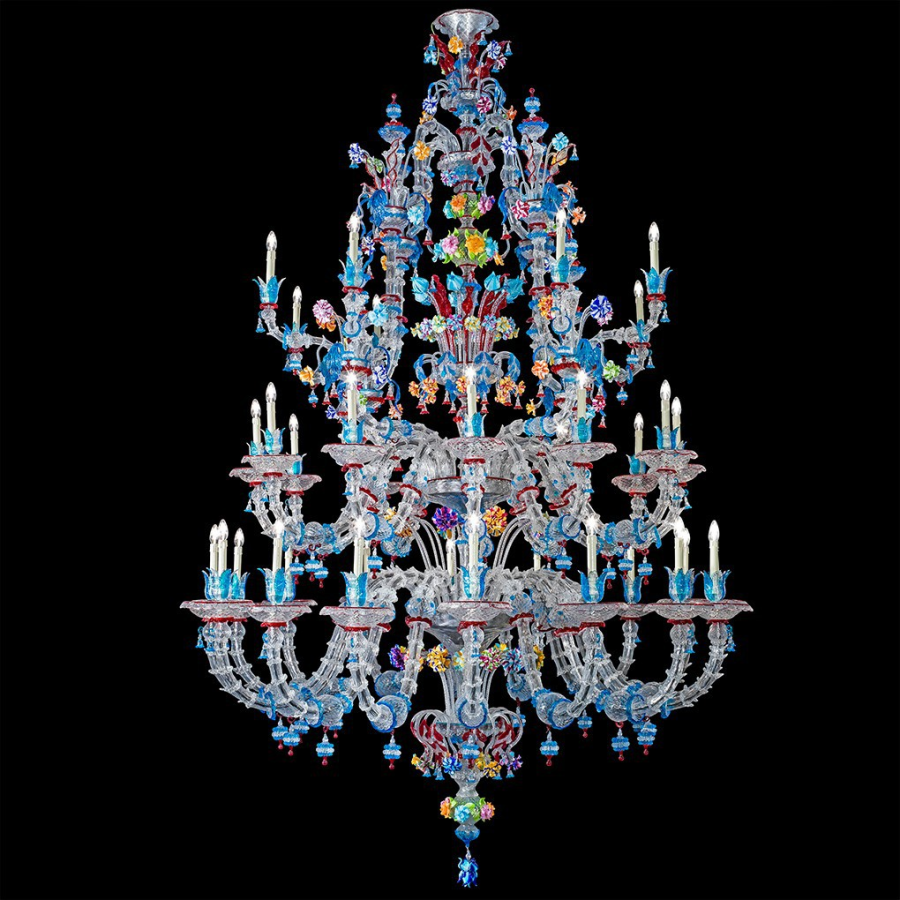 Strauss - Lustre en verre de Murano