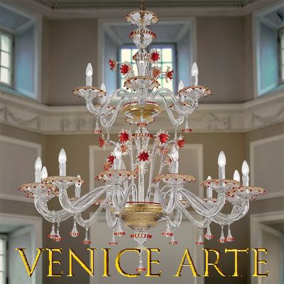 Sestriere - Murano glass chandelier