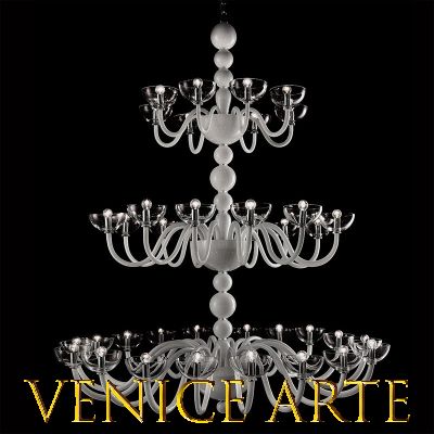 Ibiza - murano glass chandelier