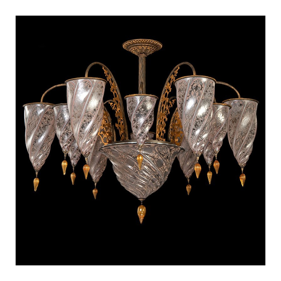 Medina - Murano glass chandelier