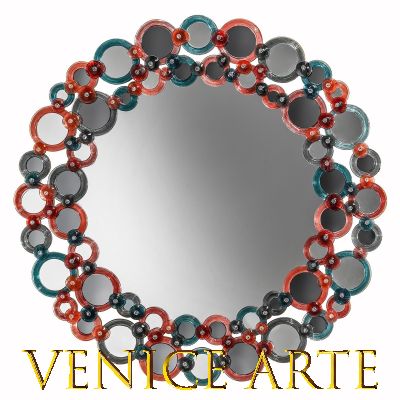 Petrarca - Espejo veneciano con círculos