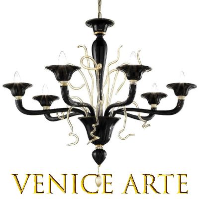 Torcello - Murano glass chandelier