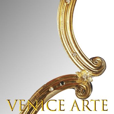 Sghembo Gold - Espejo veneciano